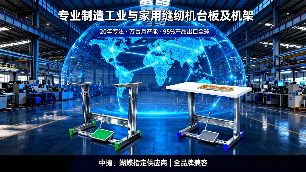 联系合作 · 专业缝纫机台板与机架制造商